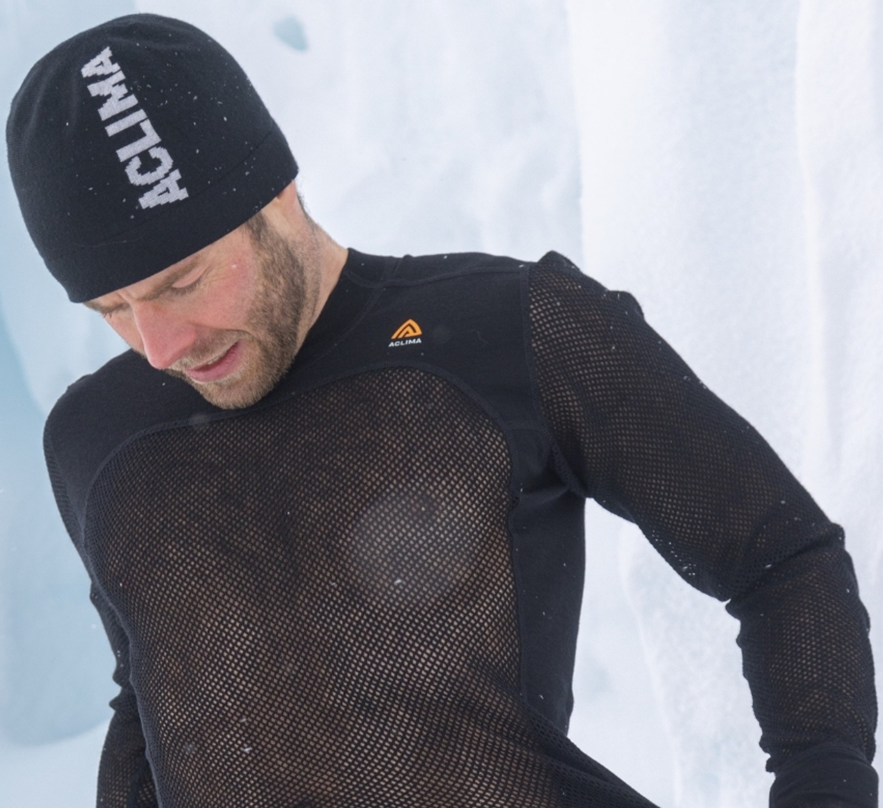 Aclima ullnett WoolNet Original herre svart