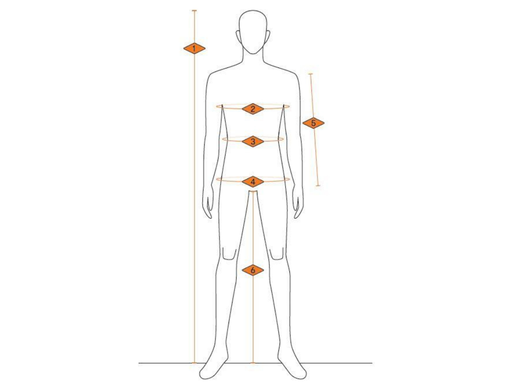 Größentabelle von Aclima