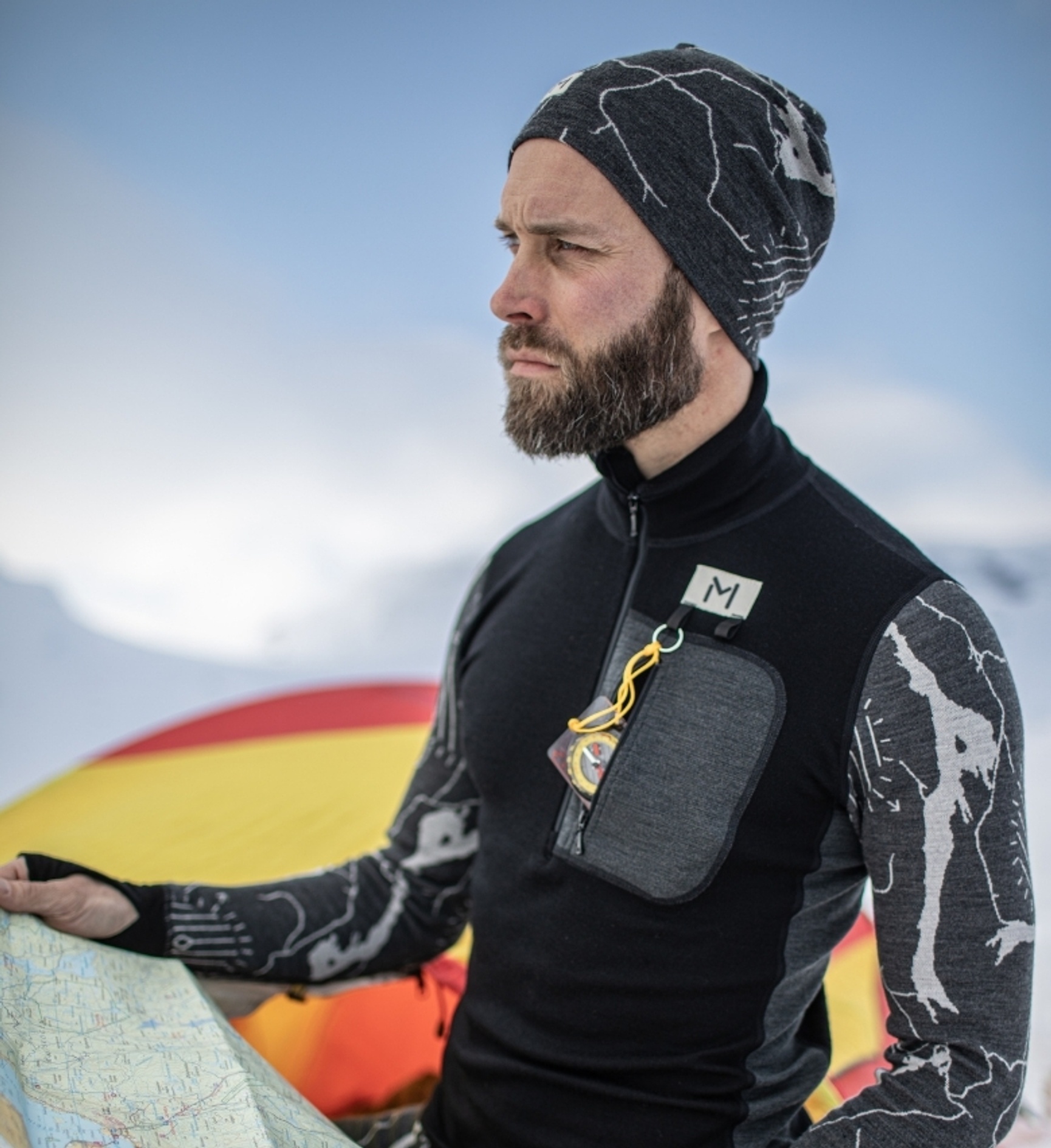 Aclima Lars Monsen Femunden Pullover für Herren in Schwarz