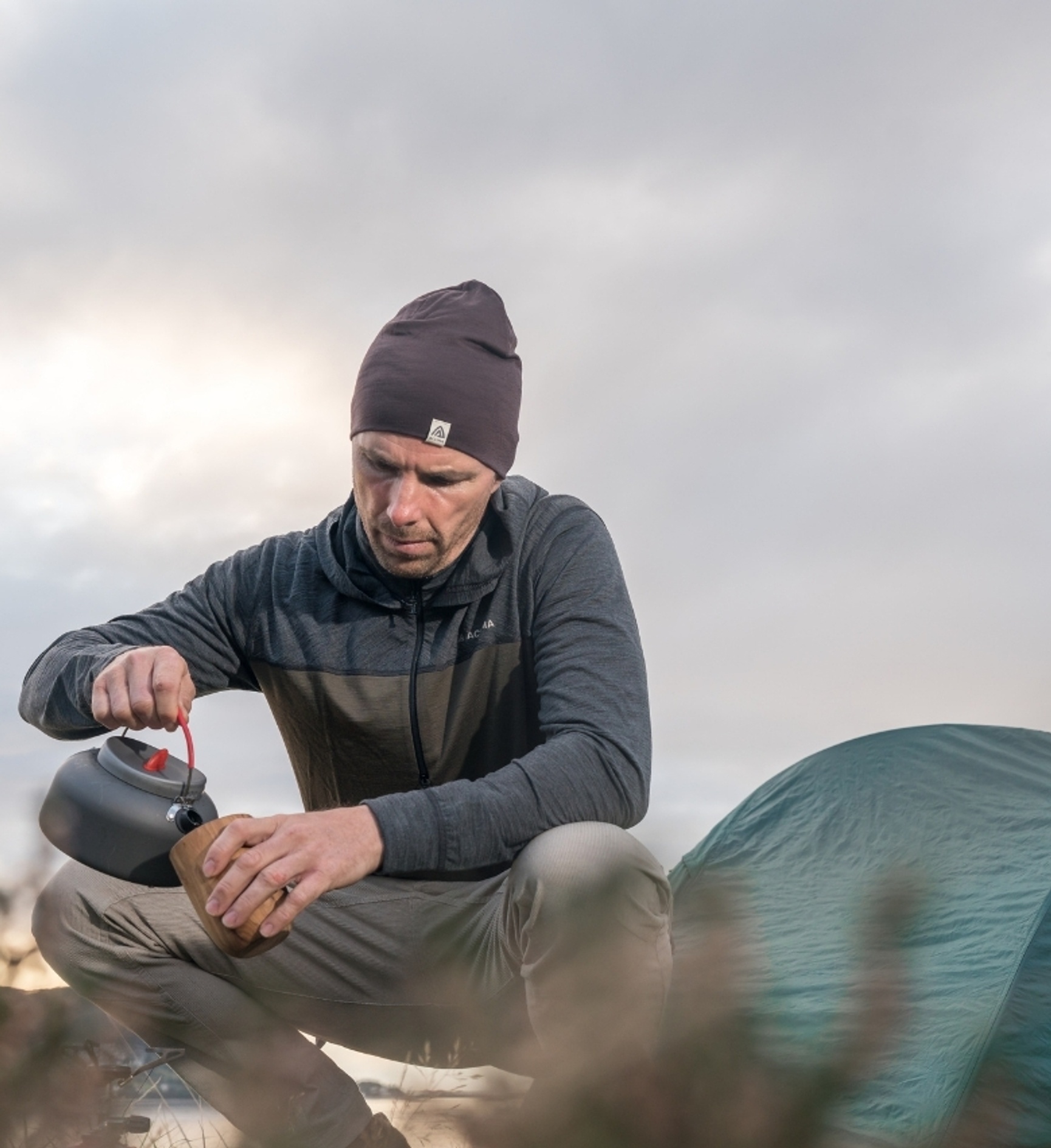 Aclima LightWool 180 Herren-Wollshirt aus 100% Merinowolle in Grau