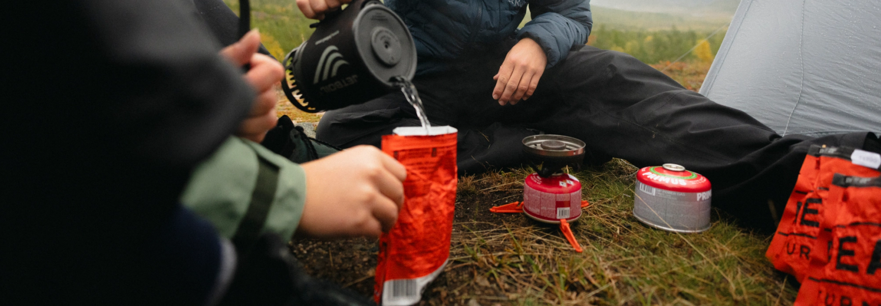 Lagar frysrätter på tur