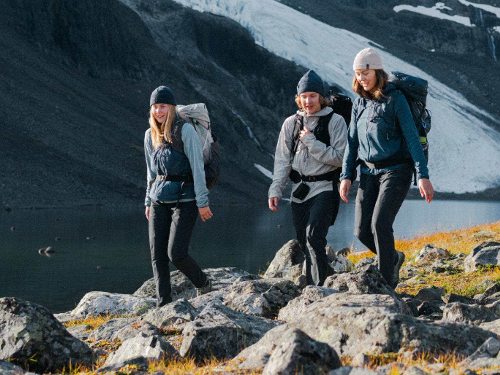 venner ute på tur