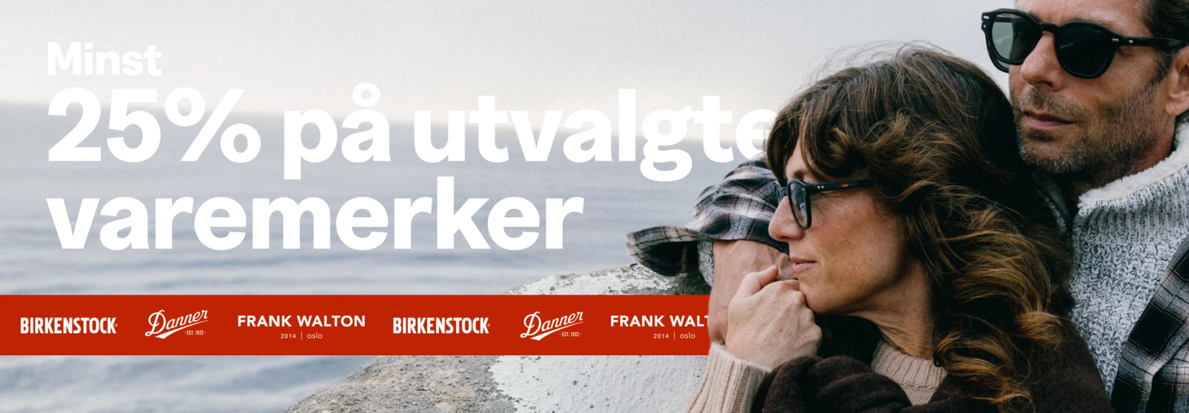 25% på utvagte varemerker