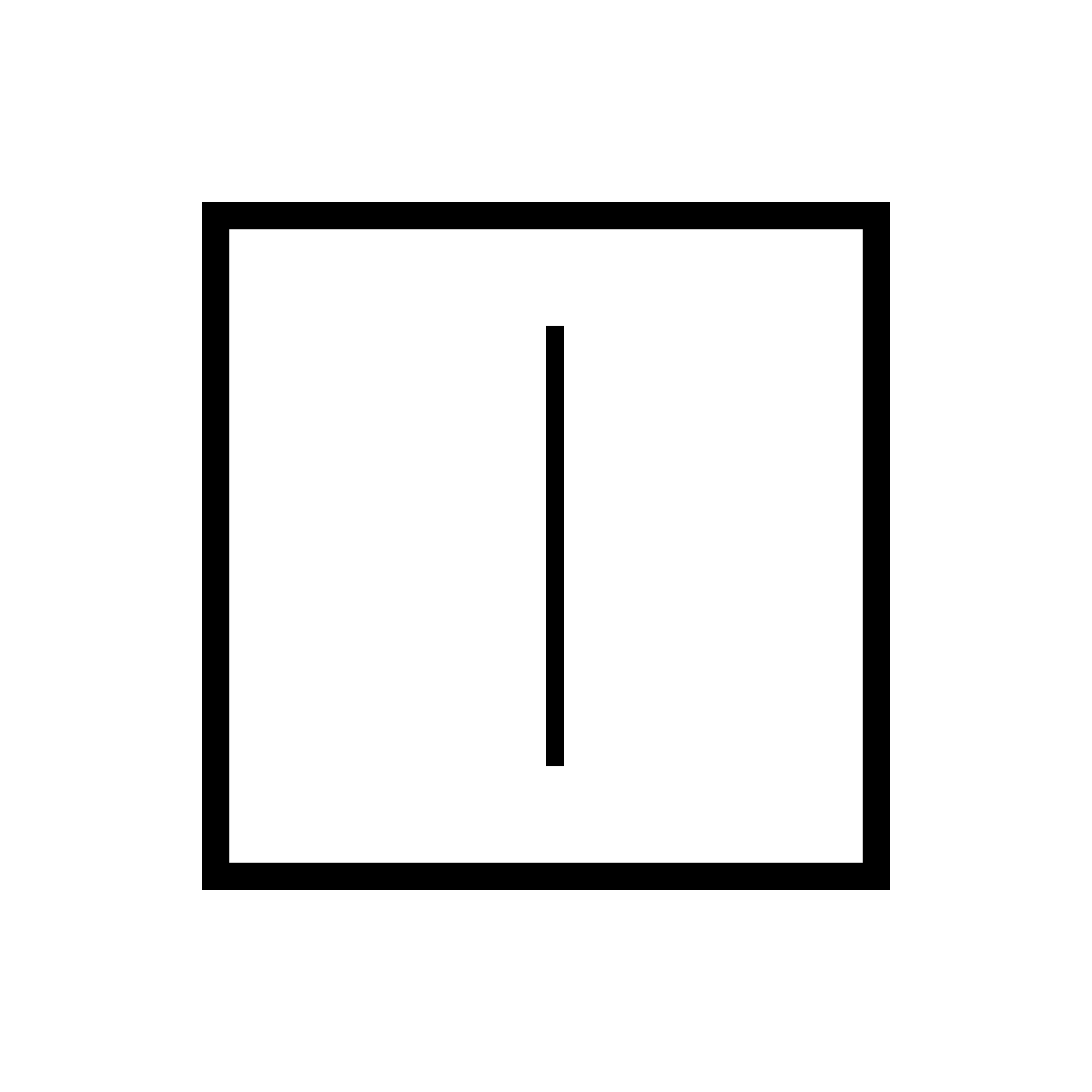 Tvättsymbol för hängtorkning