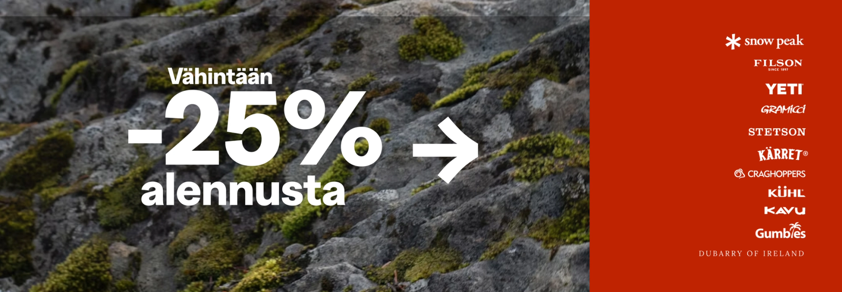 25% suosikki brändeistä