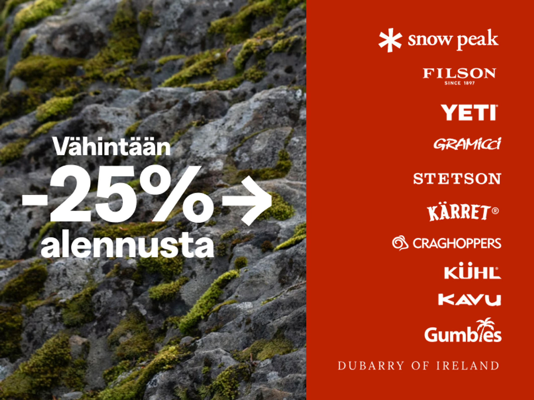 25% suosikki brändeistä