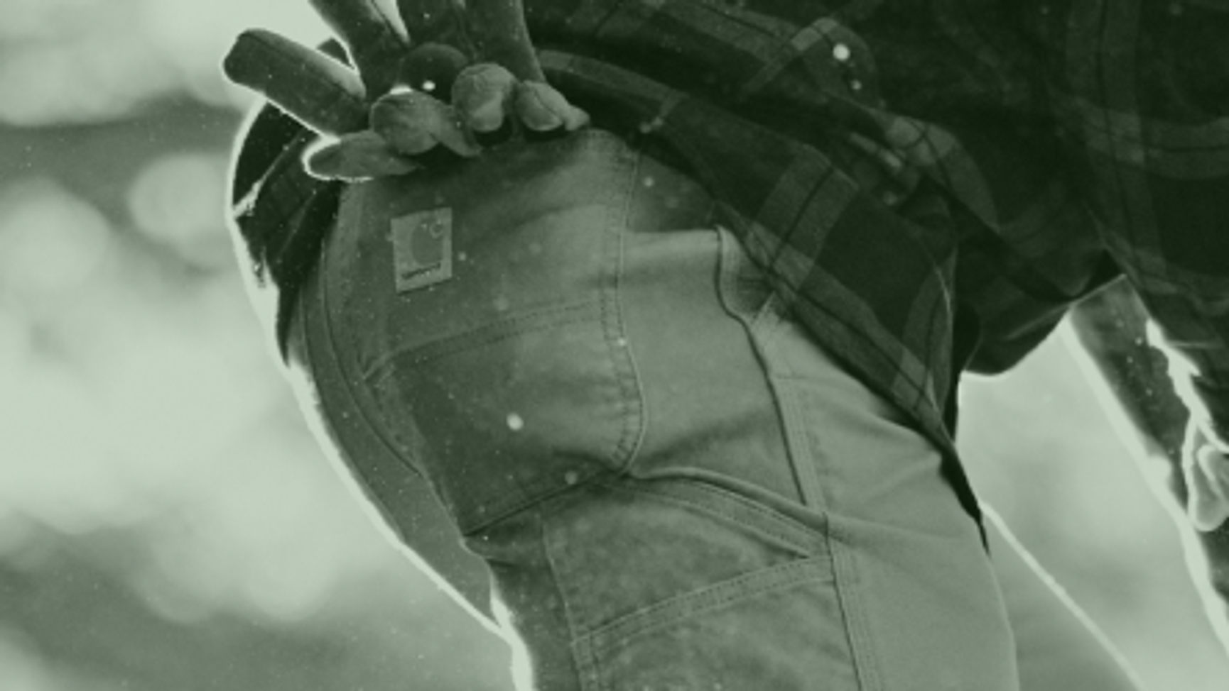 Bukser med Carhartt-logo