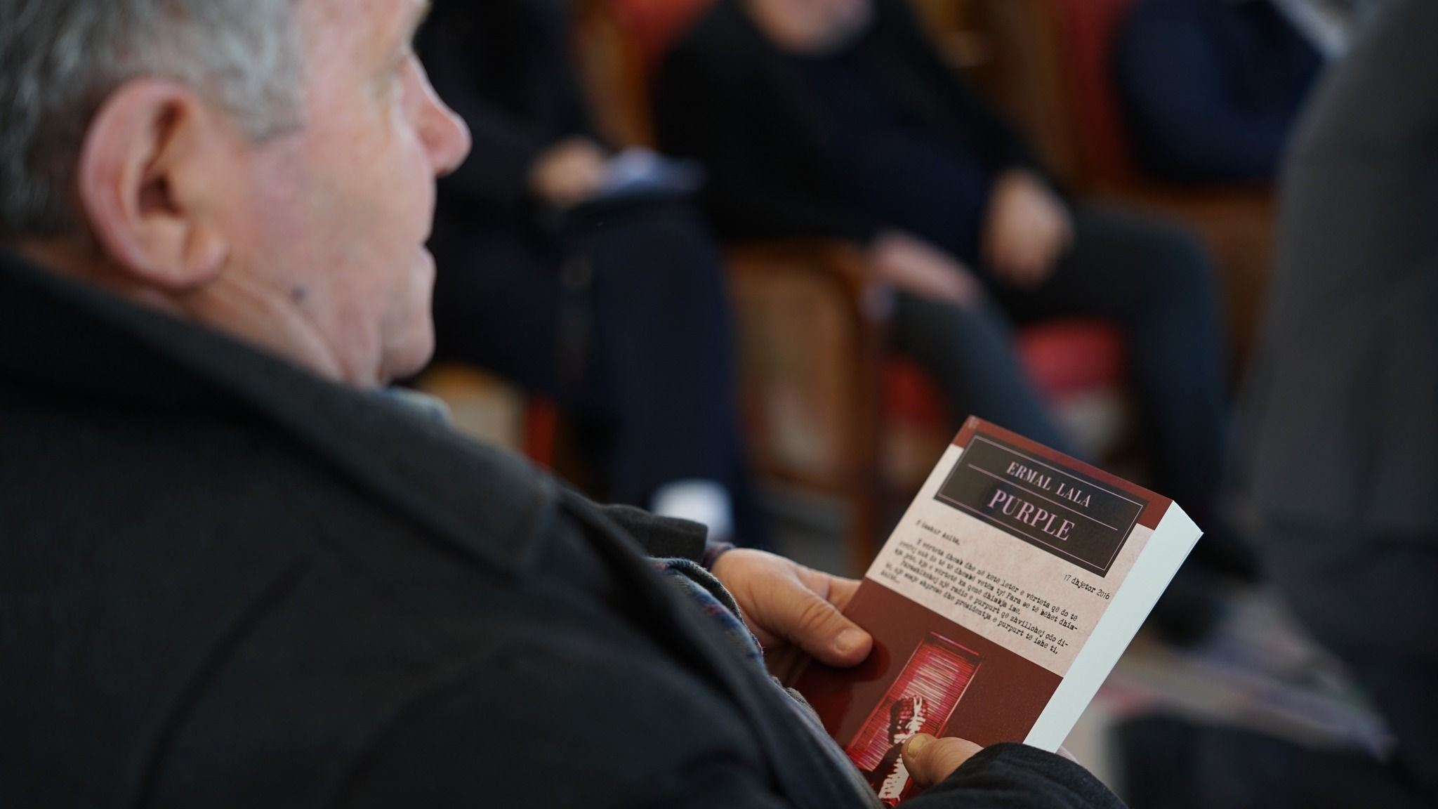 Promotion of the book "Purple" nearby H.A.N.A| (Mr.Ermal Lala, The Literary Club "Ndoc Gjetja")