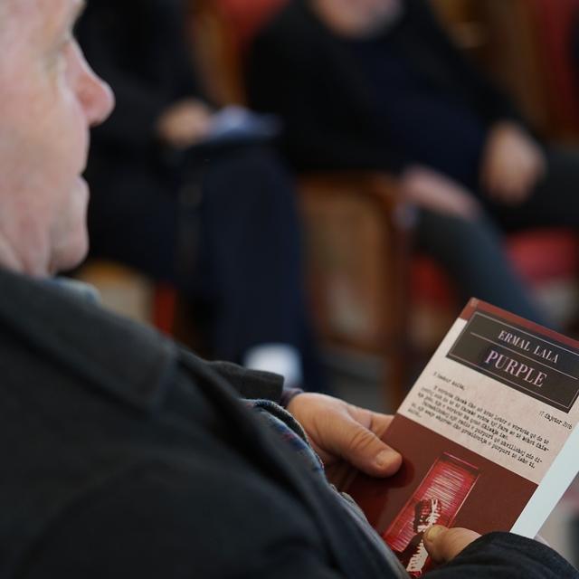 Promotion of the book "Purple" nearby H.A.N.A| (Mr.Ermal Lala, The Literary Club "Ndoc Gjetja")