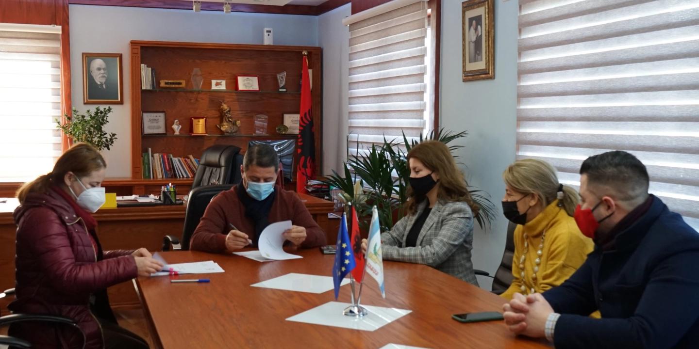Signing of the institutional agreement with the Municipality of Lezha