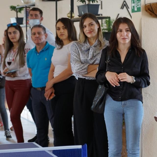 Inauguration of the H.A.N.A Youth Center in Lezha, "Chamber of Friends"