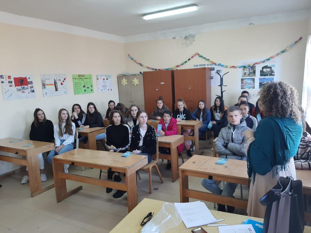 Informative meeting with the youth of the United High School "Llesh Nik Daka", Shënkollë
