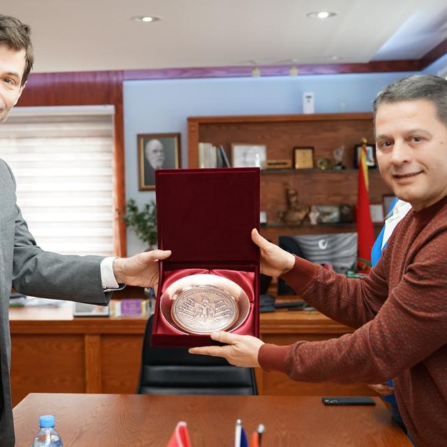 Visit to the Municipality of Lezha| (Mr. Pjerin Ndreu, Mr. Hasan Muça)