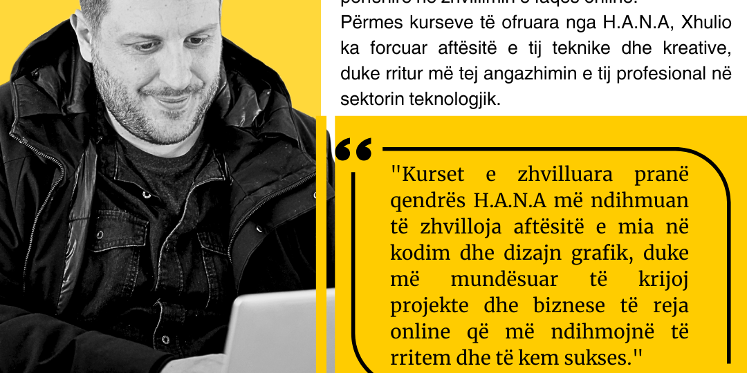 Empowering the Next Generation of Innovators – ICT Courses Profiles – Xhulio Gjopalaj