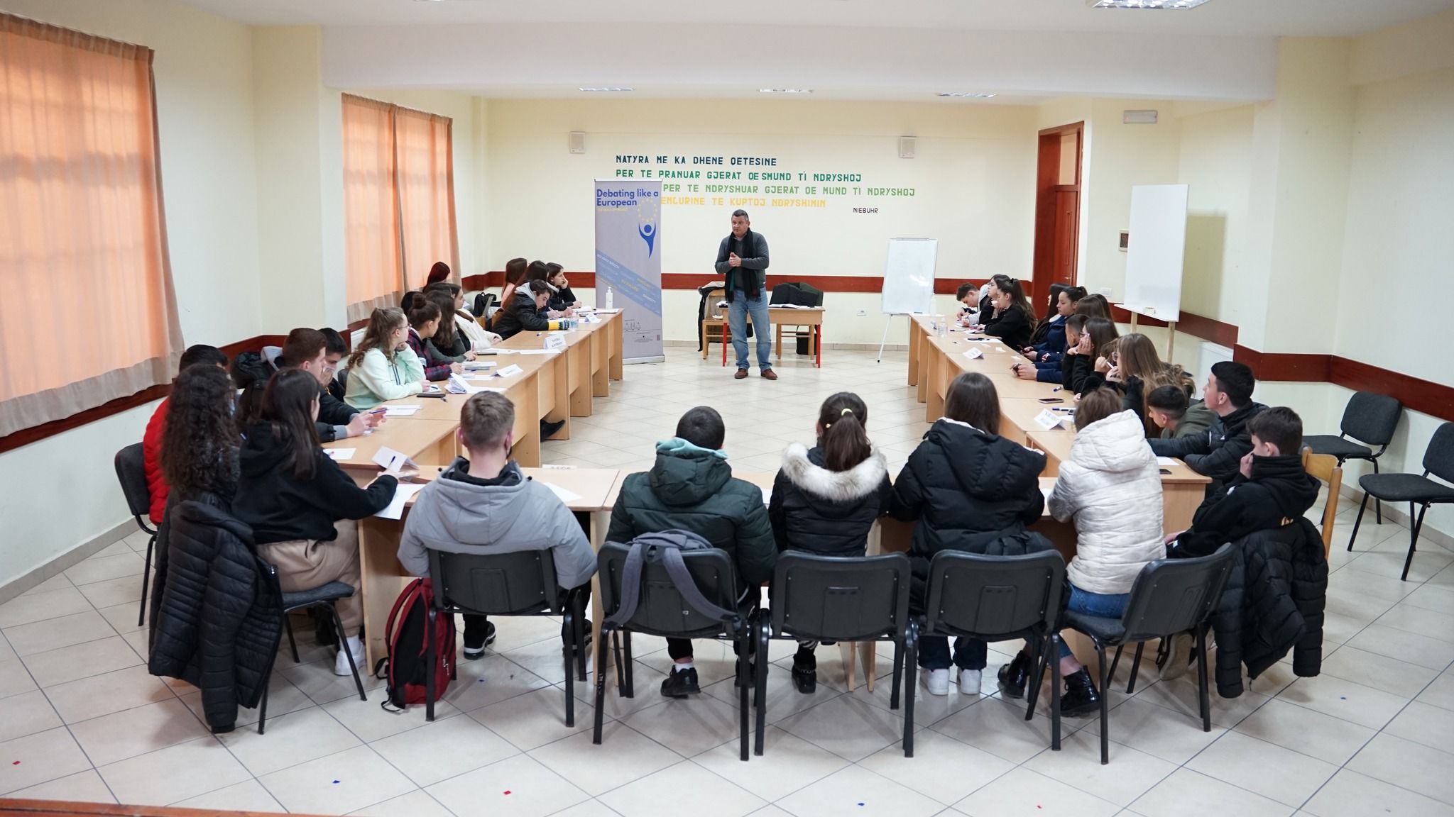 Lesson 6 |“Debating like a European”| Differentiation between political parties and politics. Accountability. | Lecturer – Mentor Kikia