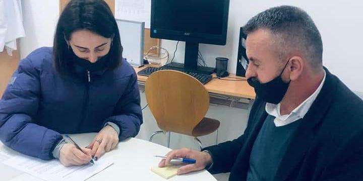 Signing an agreement with the Vocational High School "Kolin Gjoka" for the implementation of the project "Youth, Recycling, Respect - Ecosystem of Love for the Environment" with school youth