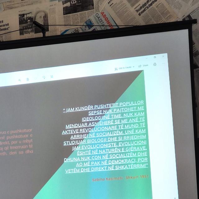 Acquaintance with the figure of Sabiha Kasimati as well as discussion on the Youth Law