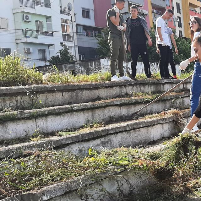 Transformation and cleaning of the Stadium "Besëlidhja"