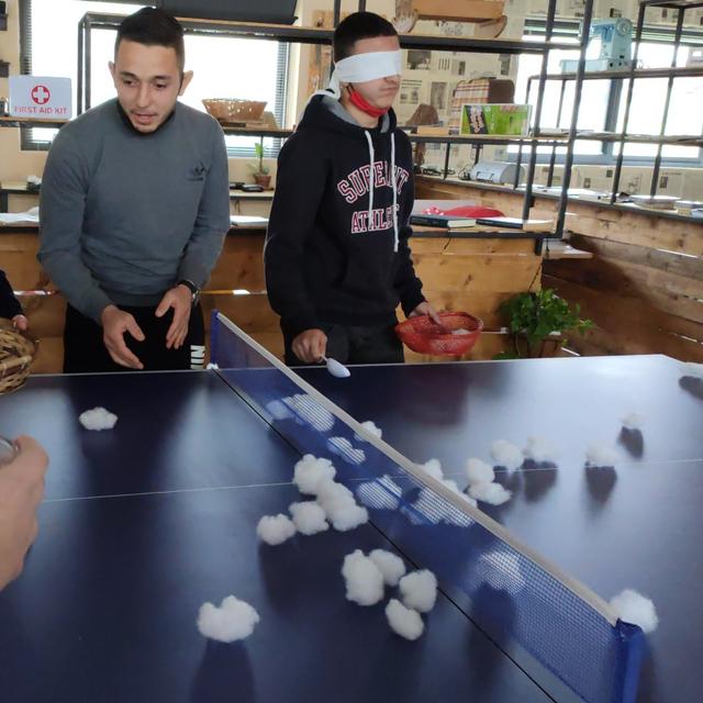 "Afternoon of indoor games"