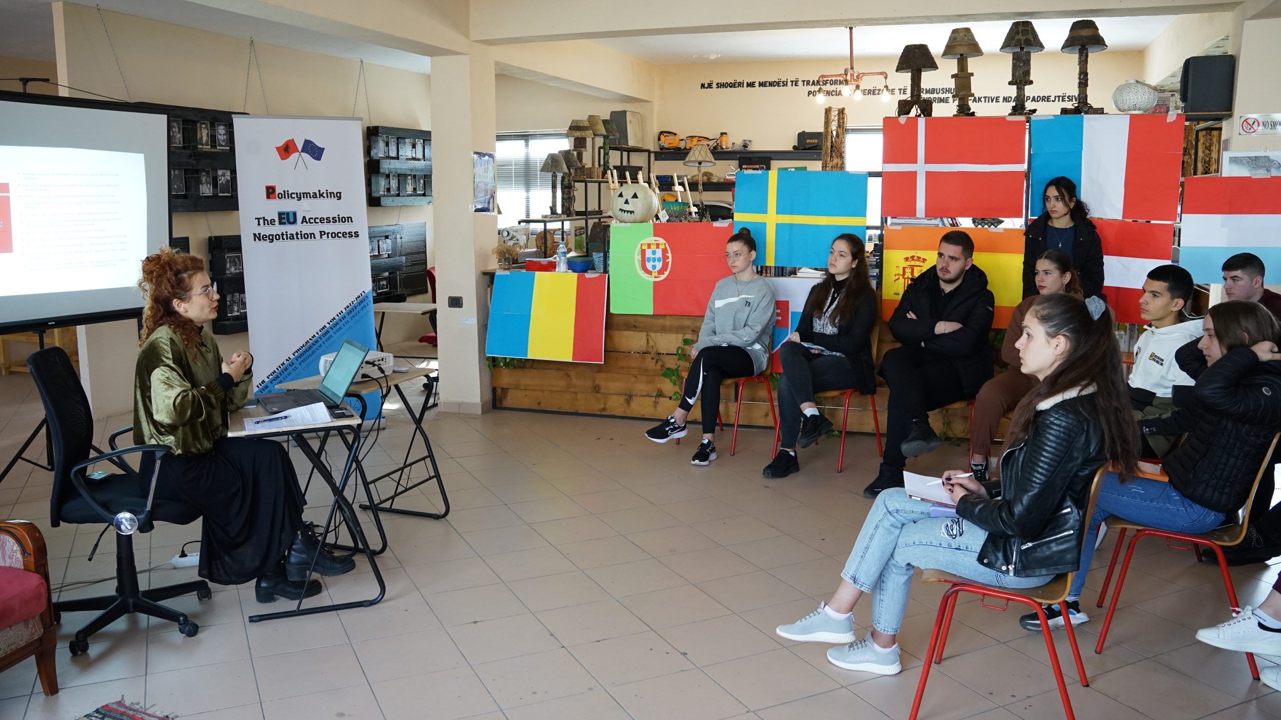 “Policymaking and the EU Accession Negotiation Process” | Lecture 9 - "Basic human rights with a focus on gender equality. A history of the feminist movement in Albania." | Lecturer Deni Sanxhaku