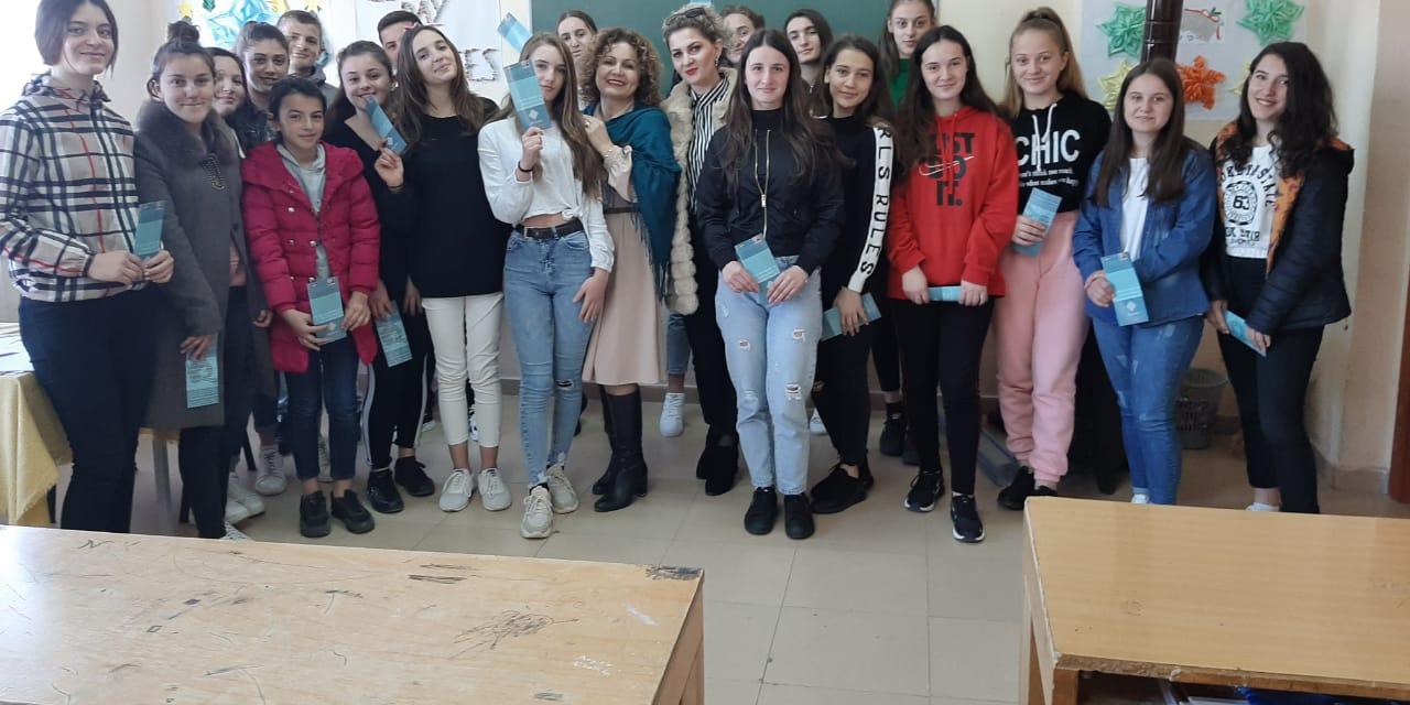 Informative meeting with the youth of the United High School "Llesh Nik Daka", Shënkollë