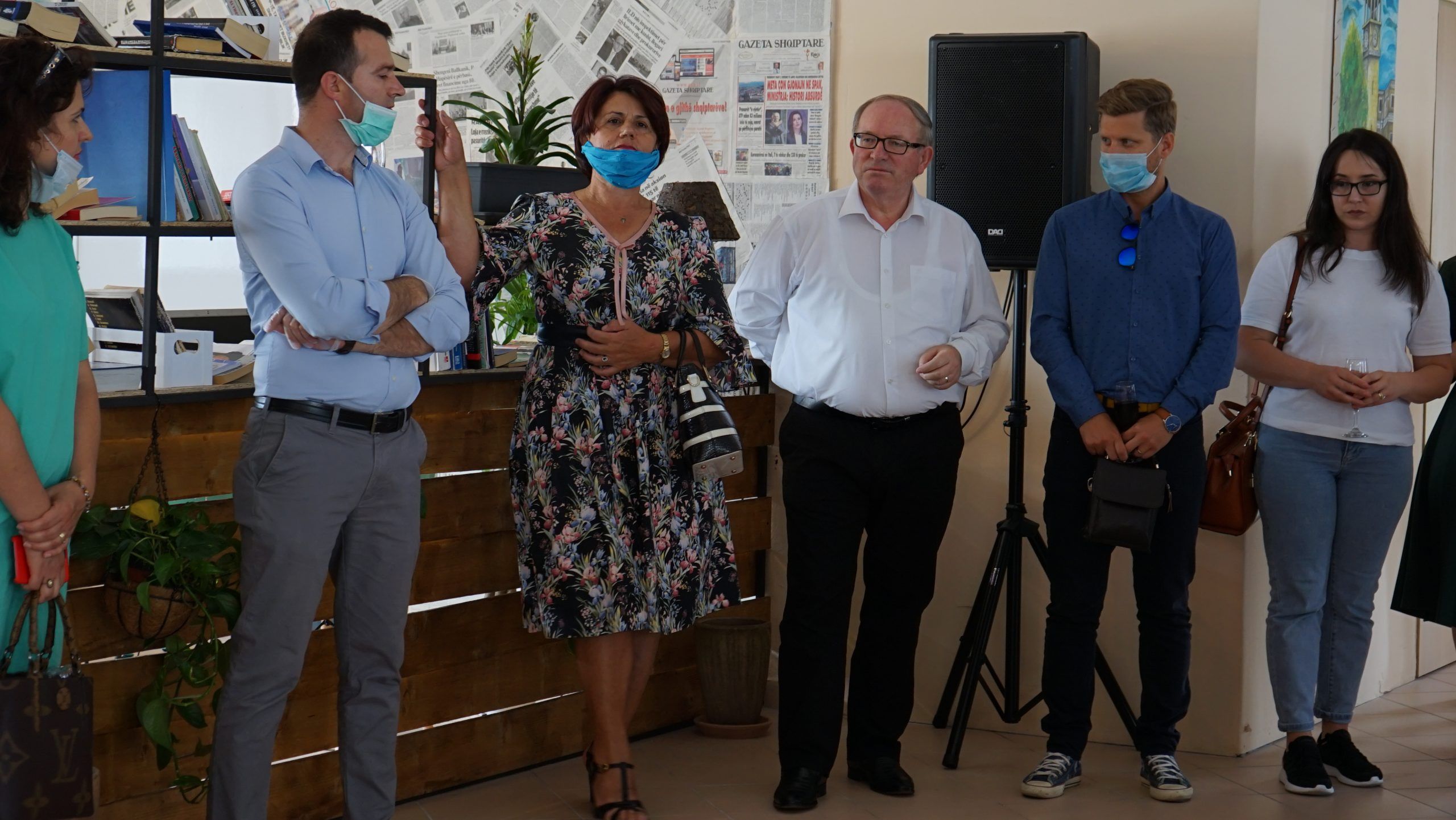 Inauguration of the H.A.N.A Youth Center in Lezha, "Chamber of Friends"