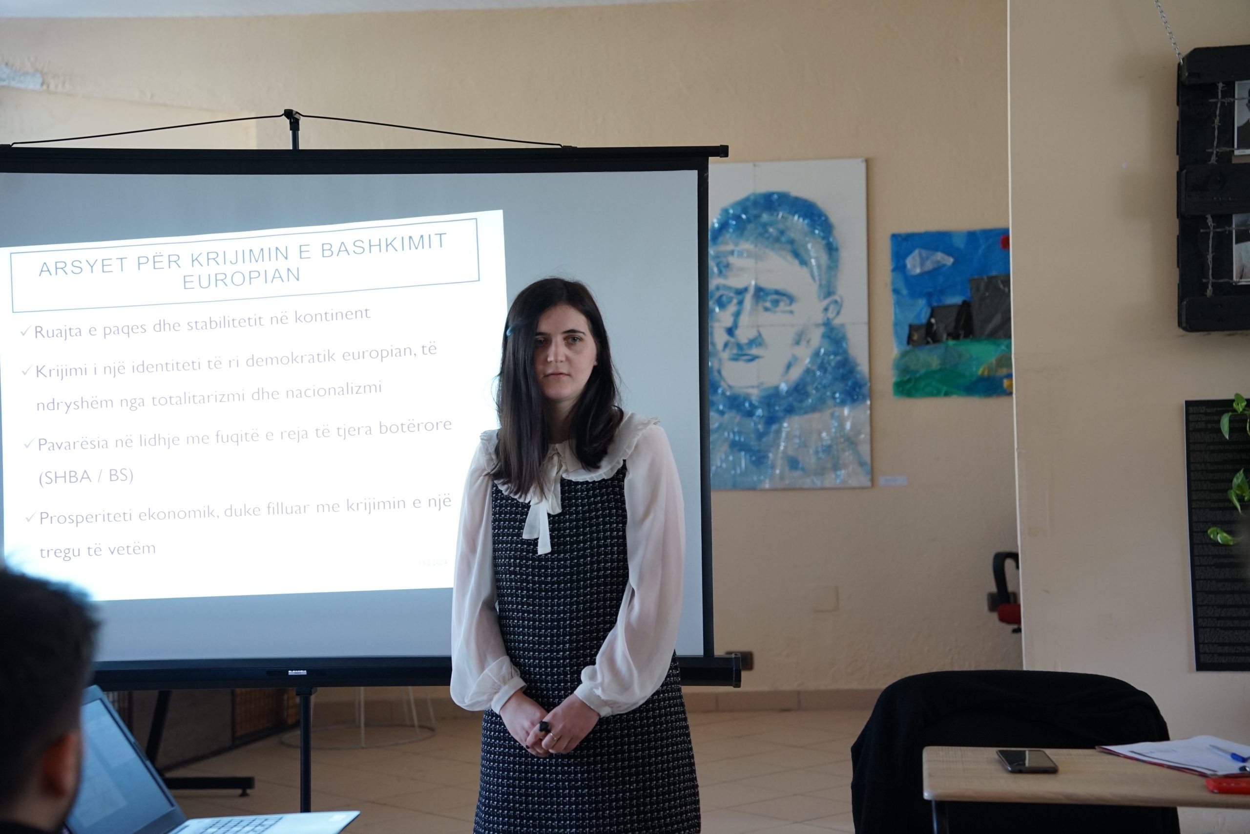 Lecture #1 – History of the EU and its institutions – Lecturer Nirvana Deliu – The Winter School “Integration in the EU and the Role of Youth in this Process” – 5th Edition