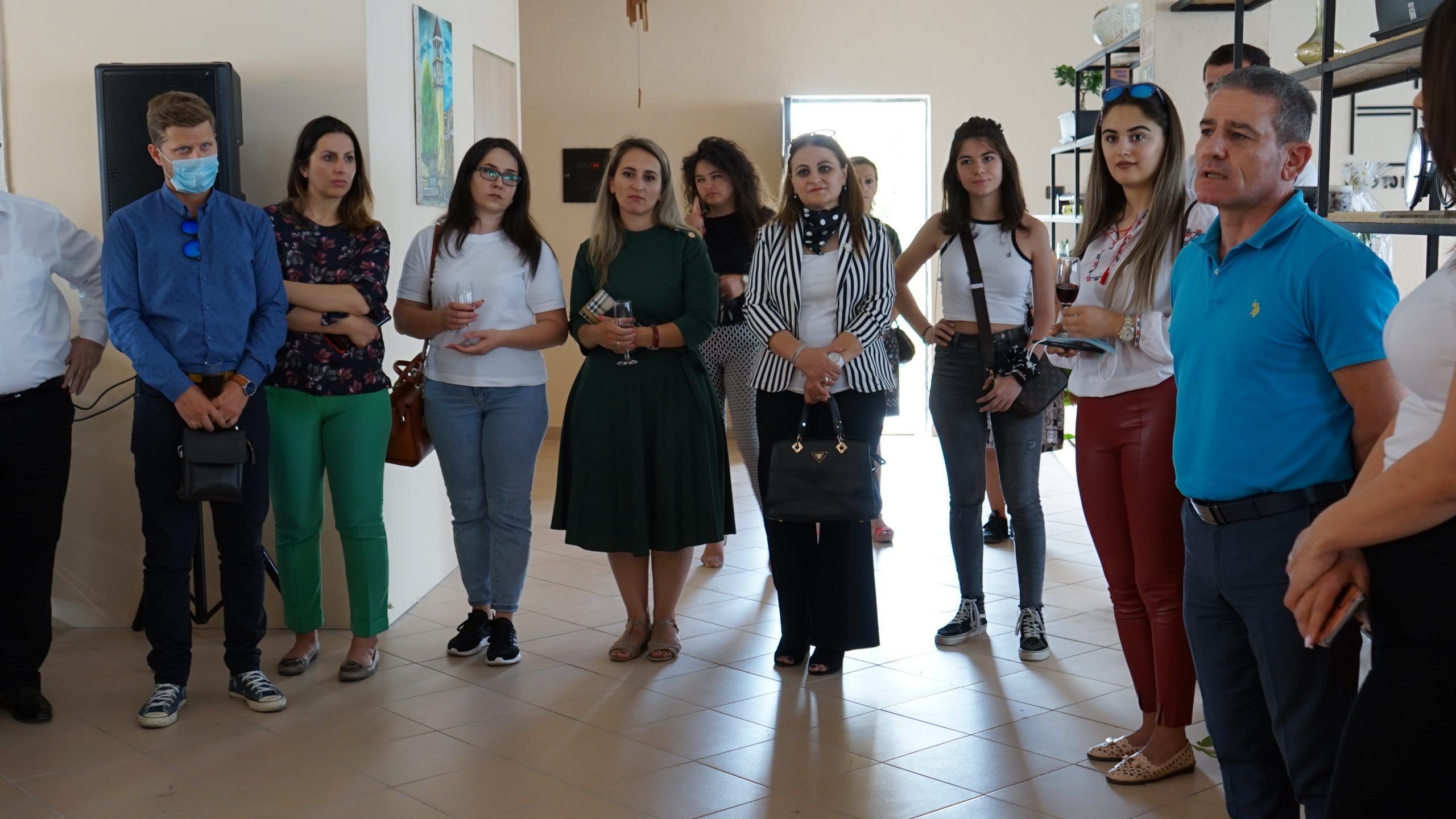 Inauguration of the H.A.N.A Youth Center in Lezha, "Chamber of Friends"