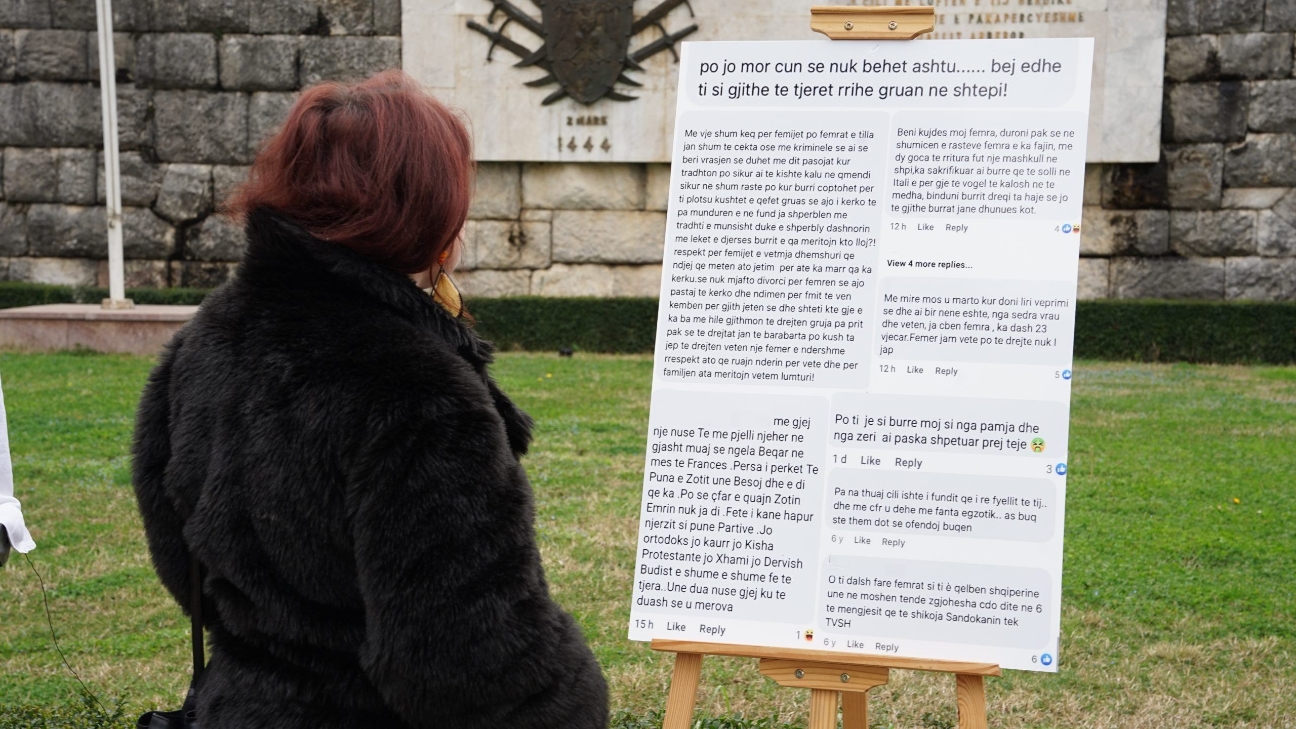 "The Square of Men Without Honor" - Exhibition - 8th of March Protest