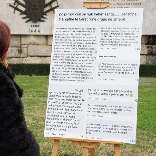 "The Square of Men Without Honor" - Exhibition - 8th of March Protest