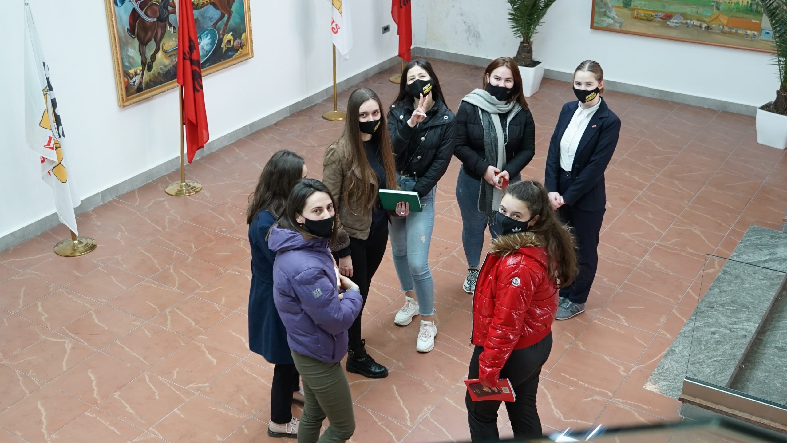 Visit to the Municipality of Lezha - Winter School "Introduction to Politics & European Integration"