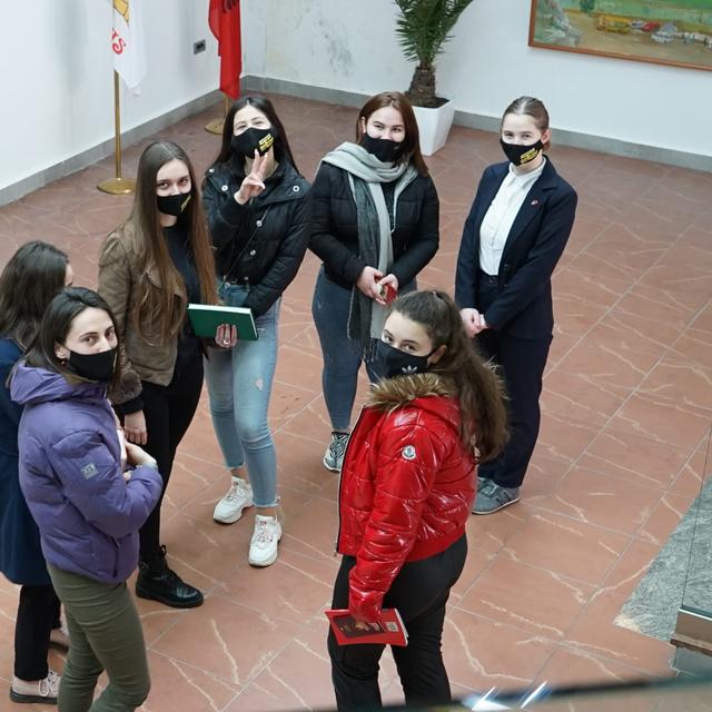Visit to the Municipality of Lezha - Winter School "Introduction to Politics & European Integration"
