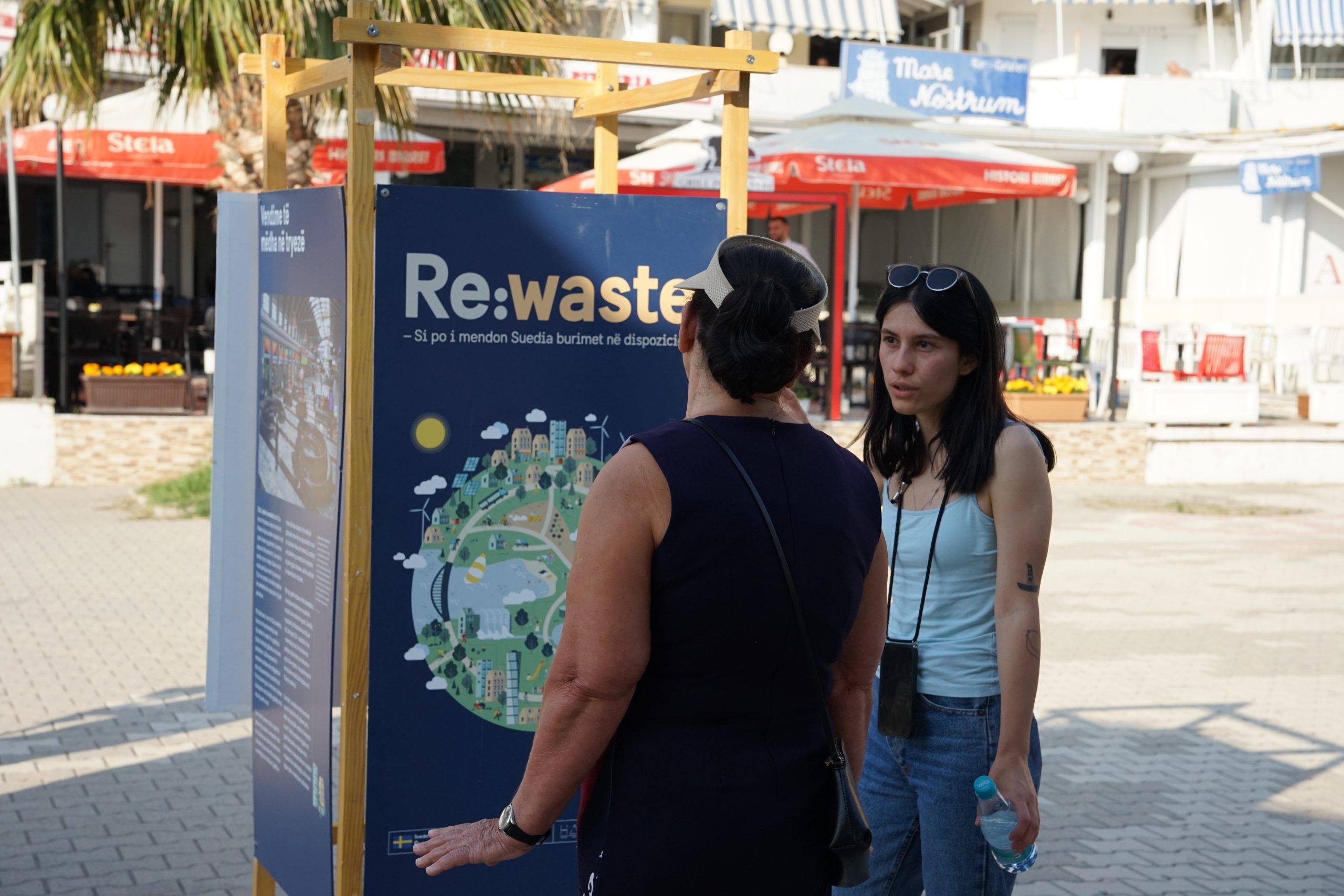 "Re:Waste - How Sweden is rethinking resources." – 2nd Edition | Re:waste on Tour || Shëngjin, at "Willson" Promenade