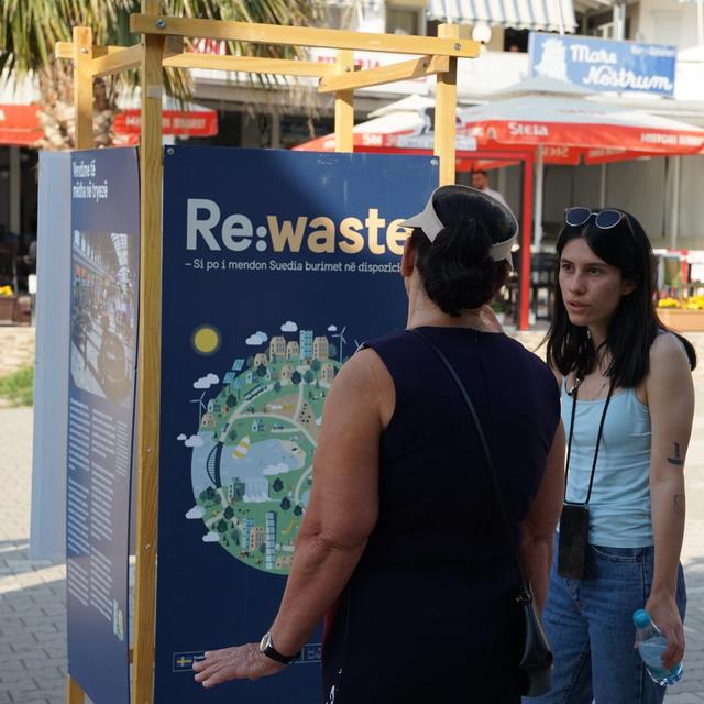 "Re:Waste - How Sweden is rethinking resources." – 2nd Edition | Re:waste on Tour || Shëngjin, at "Willson" Promenade