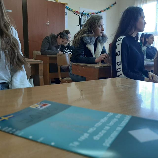 Informative meeting with the youth of the United High School "Llesh Nik Daka", Shënkollë