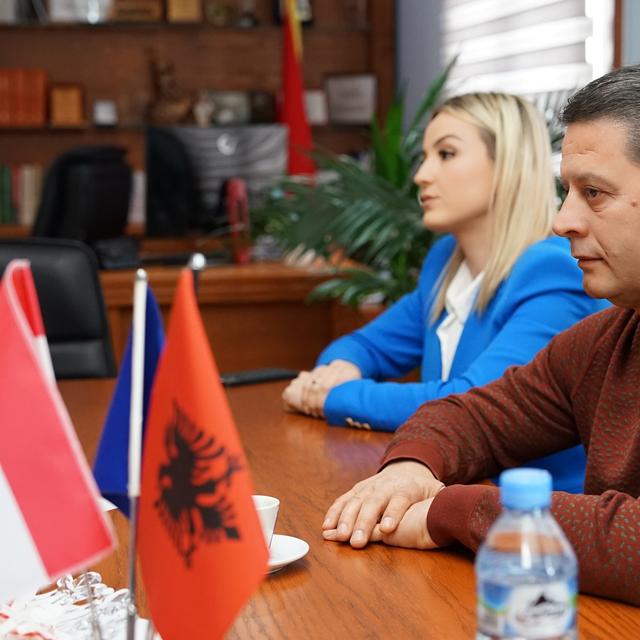 Visit to the Municipality of Lezha| (Mr. Pjerin Ndreu, Mr. Hasan Muça)