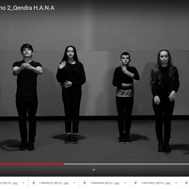 Shooting of the theatrical performance "Re-education of Apollo"