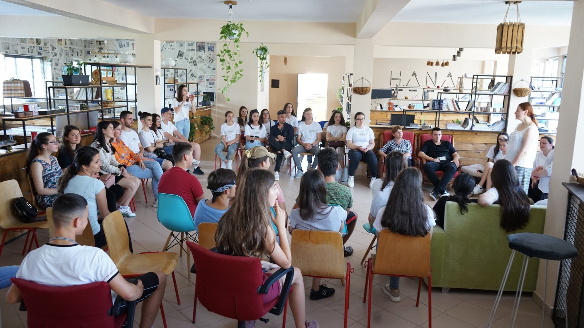 A visit from Puke Youth Movement |Sharing work experiences