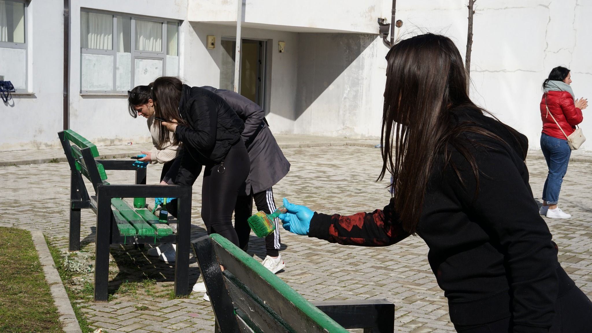 Community Service Hours (I)| Rearange of the school yard