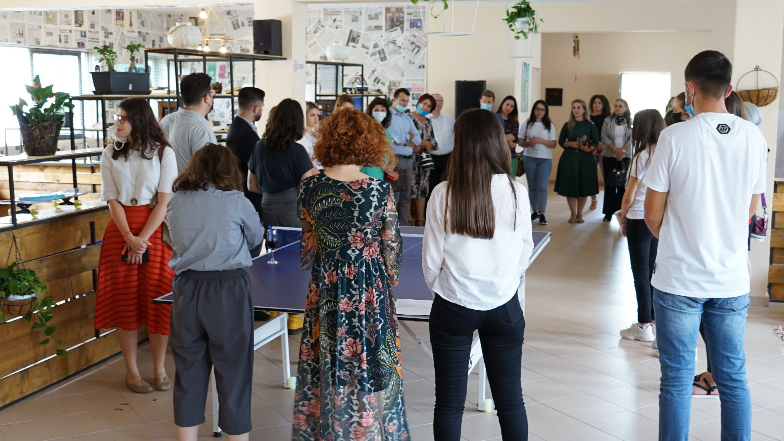 Inauguration of the H.A.N.A Youth Center in Lezha, "Chamber of Friends"