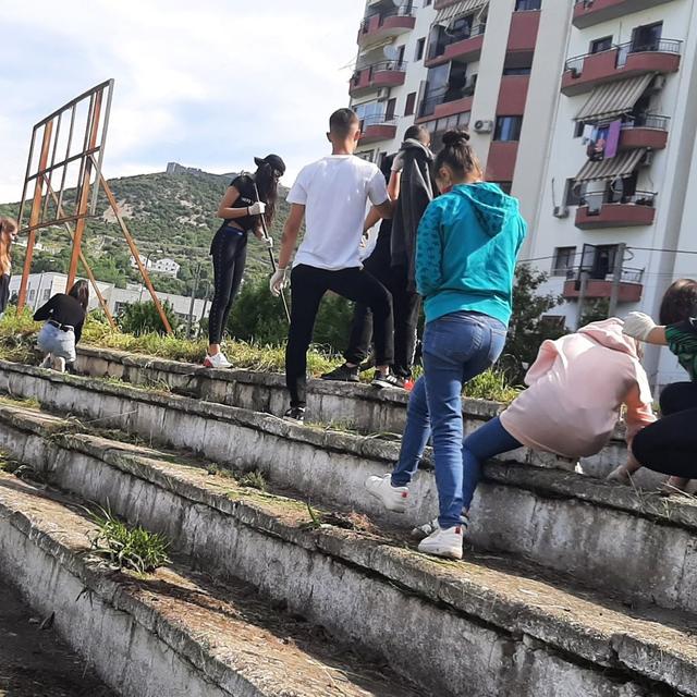 Transformation and cleaning of the Stadium "Besëlidhja"