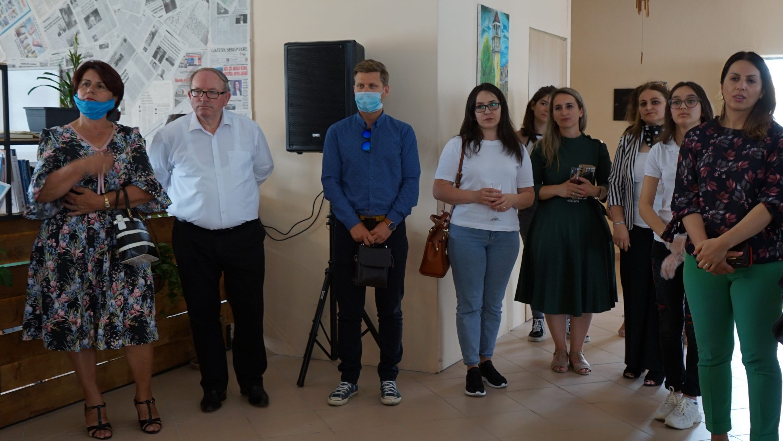 Inauguration of the H.A.N.A Youth Center in Lezha, "Chamber of Friends"