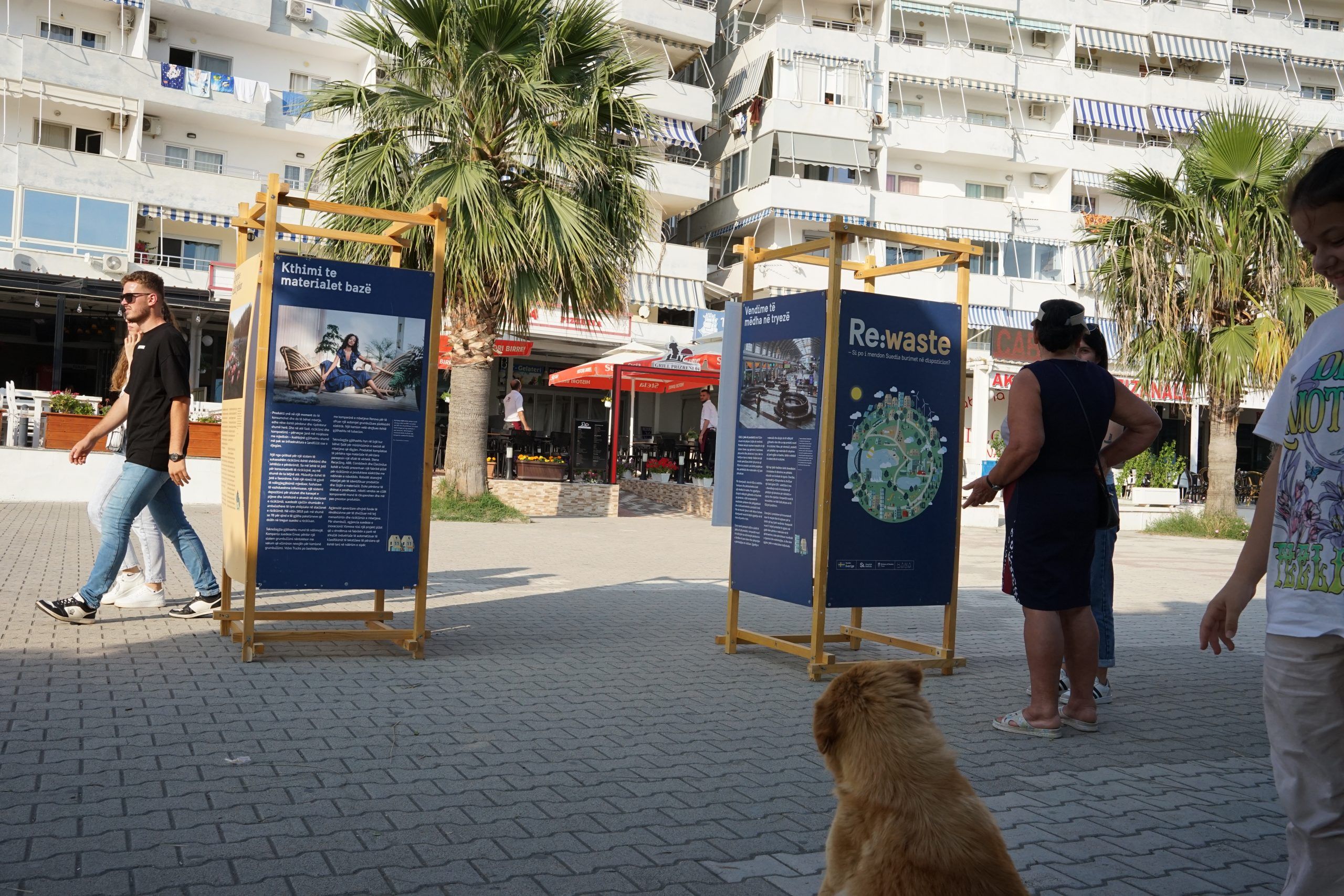 "Re:Waste - How Sweden is rethinking resources." – 2nd Edition | Re:waste on Tour || Shëngjin, at "Willson" Promenade