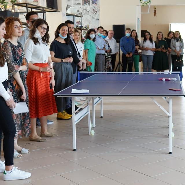Inauguration of the H.A.N.A Youth Center in Lezha, "Chamber of Friends"