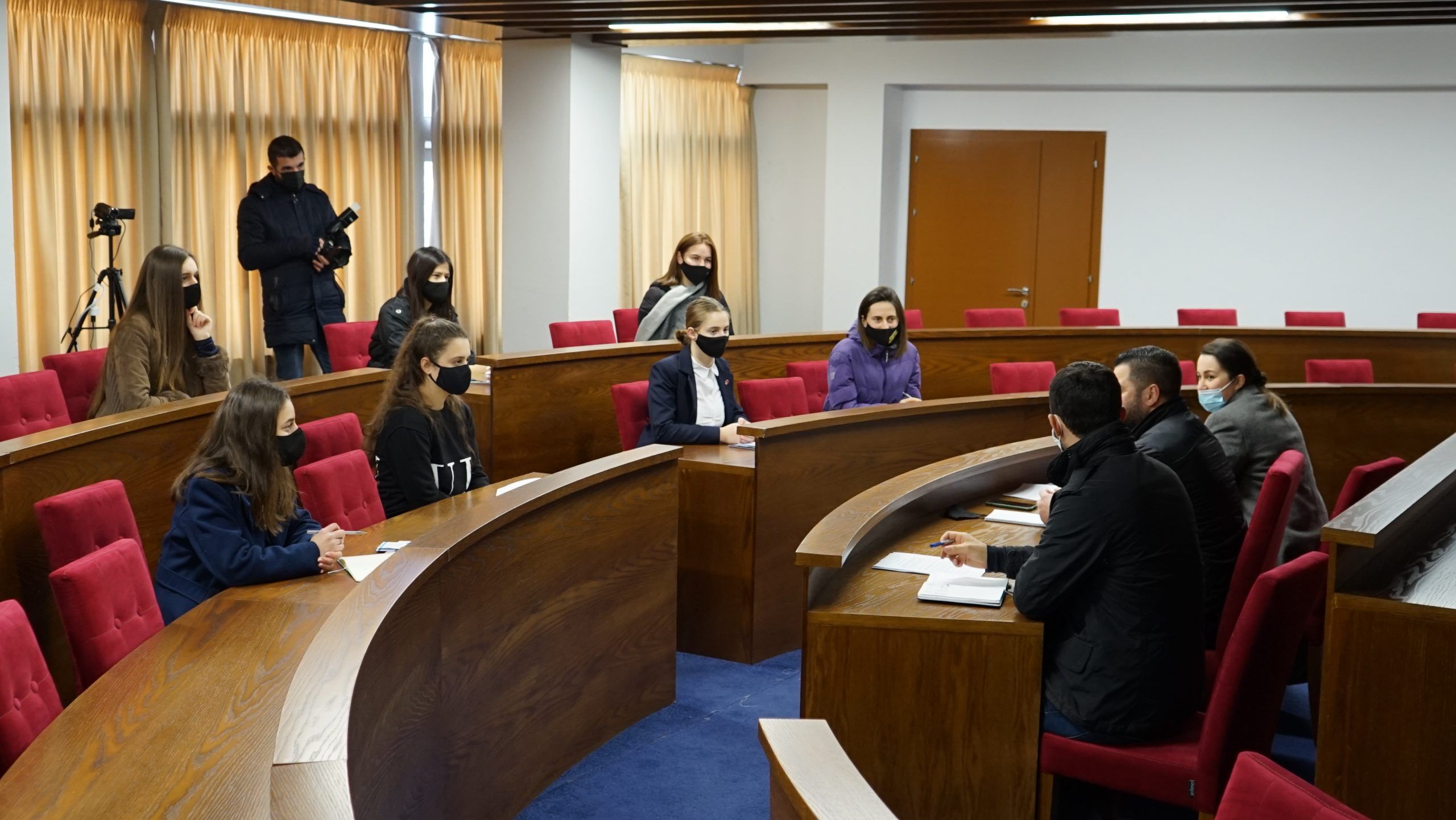 Visit to the Municipality of Lezha - Winter School "Introduction to Politics & European Integration"