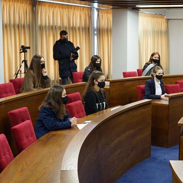 Visit to the Municipality of Lezha - Winter School "Introduction to Politics & European Integration"