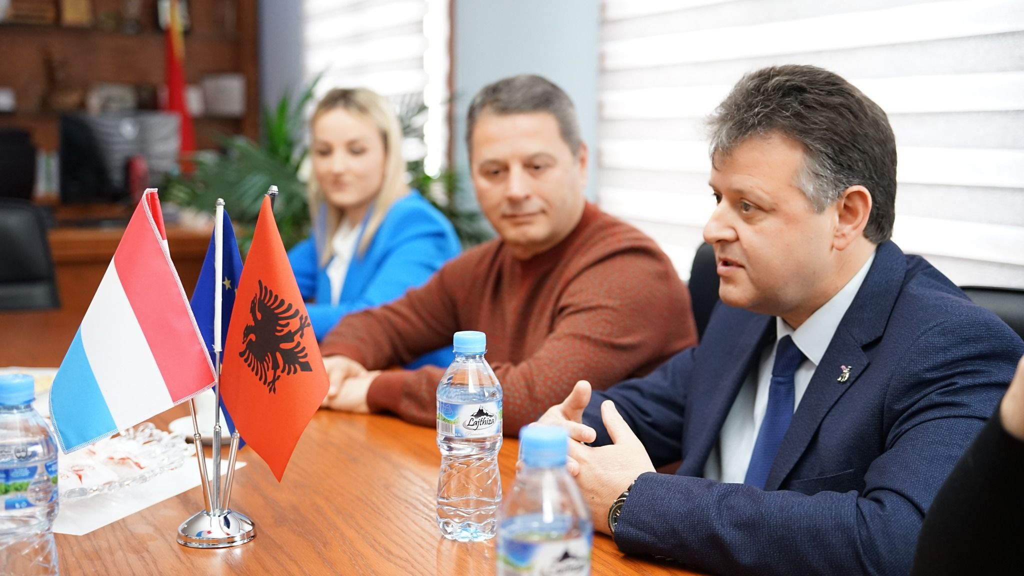 Visit to the Municipality of Lezha| (Mr. Pjerin Ndreu, Mr. Hasan Muça)