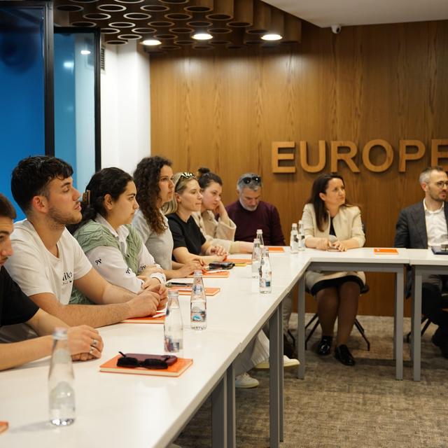 Youth of H.A.N.A and Arka (Shkoder) study visit with the EU Delegation