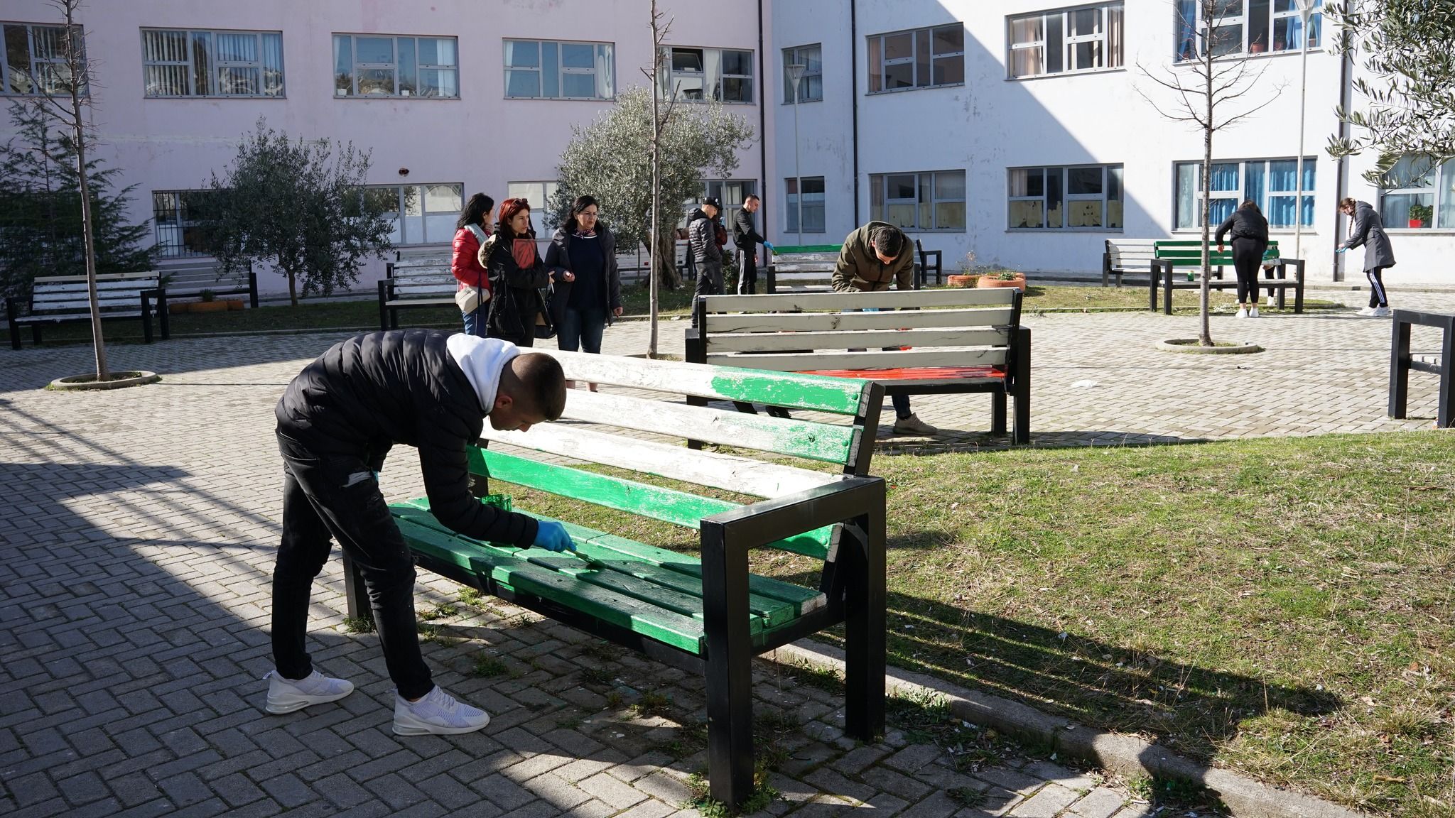 Community Service Hours (I)| Rearange of the school yard