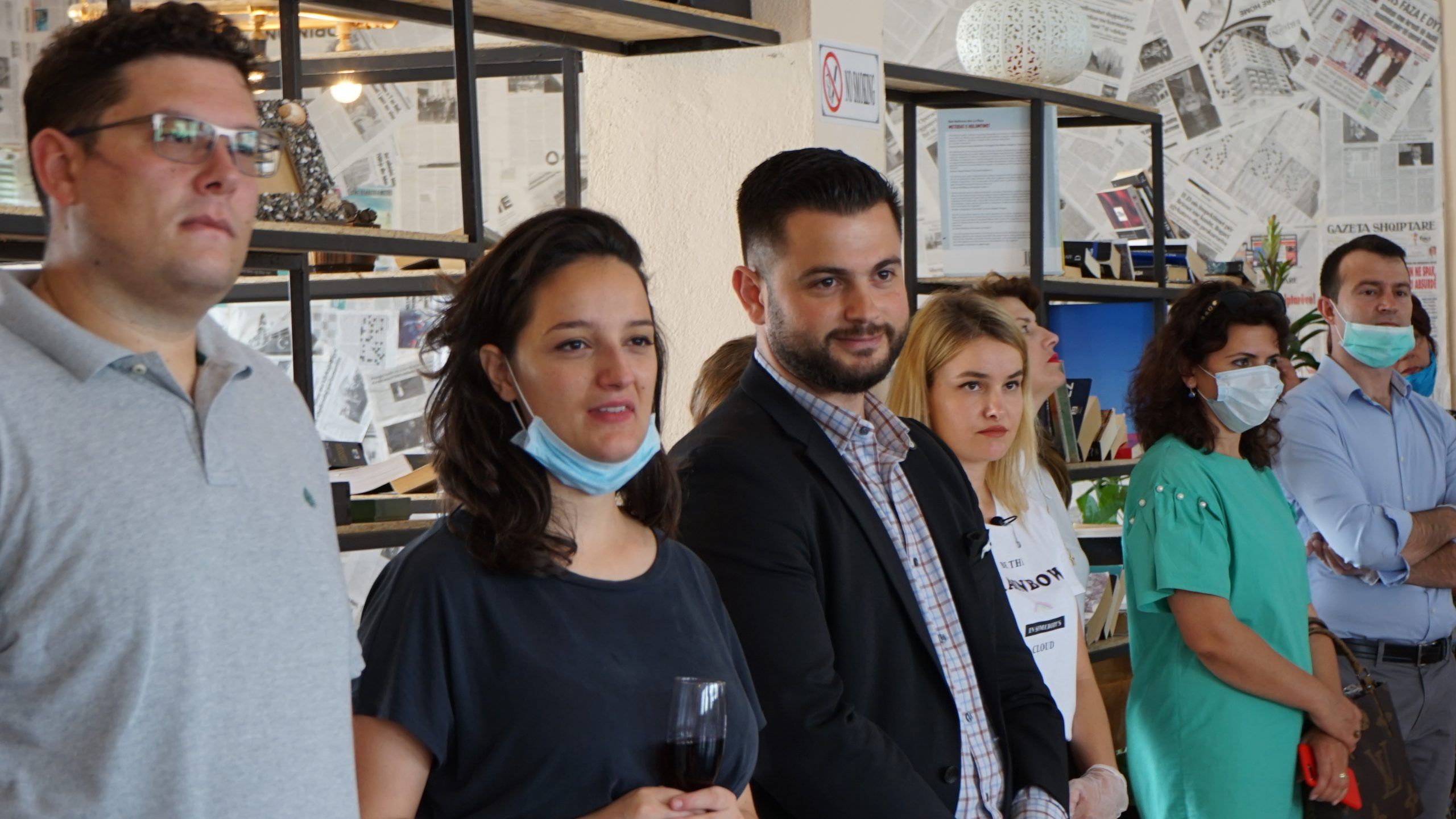 Inauguration of the H.A.N.A Youth Center in Lezha, "Chamber of Friends"